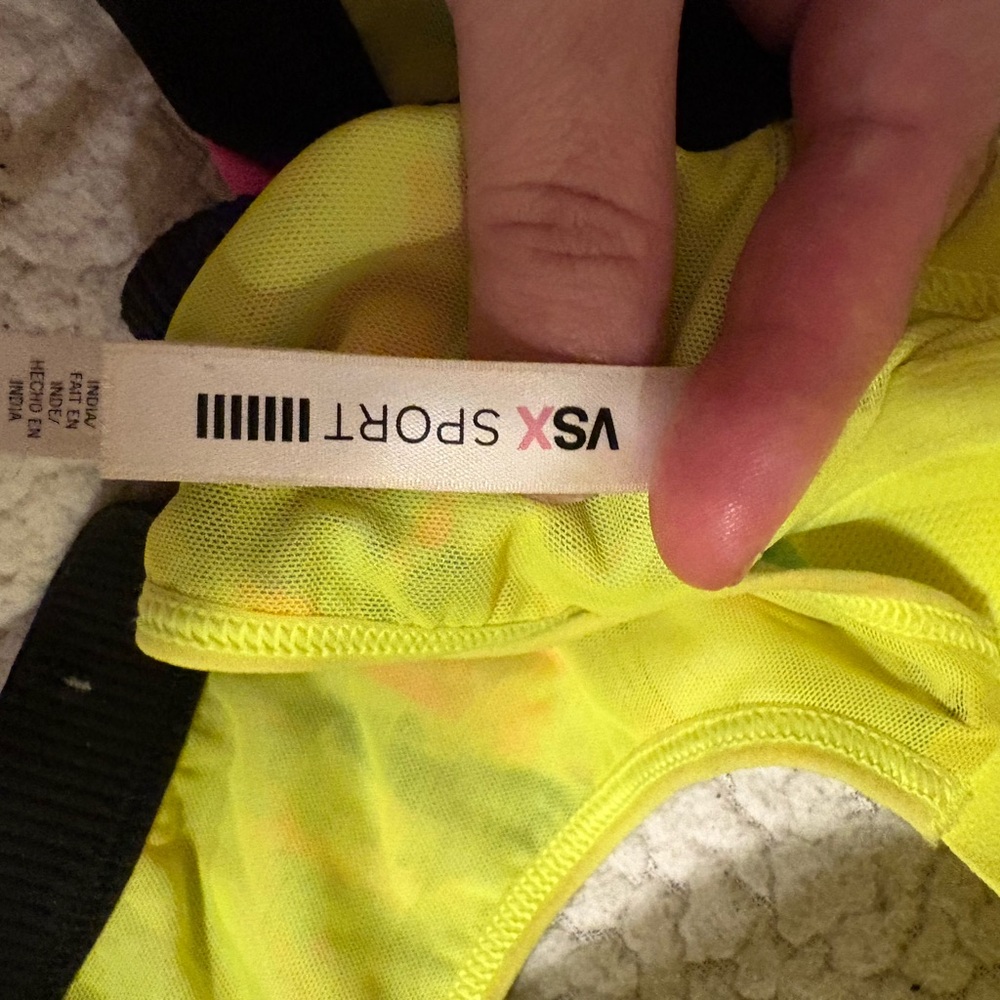 Victoria's Secret Sport Bra in Neon Yellow